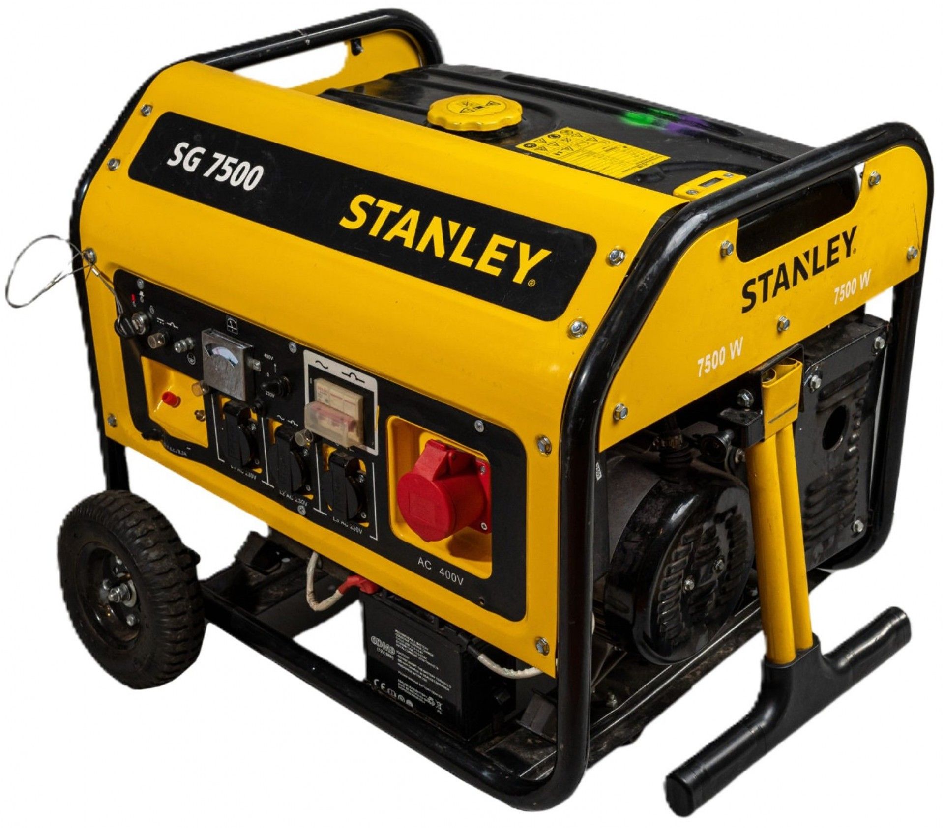 Gerador 18Hp 7500w AVR refª SG7500 STANLEY
