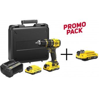 KIT APARAFUSADORA SFMCD721D2K + BATERIA 2.0Ah SFMCB202 STANLEY