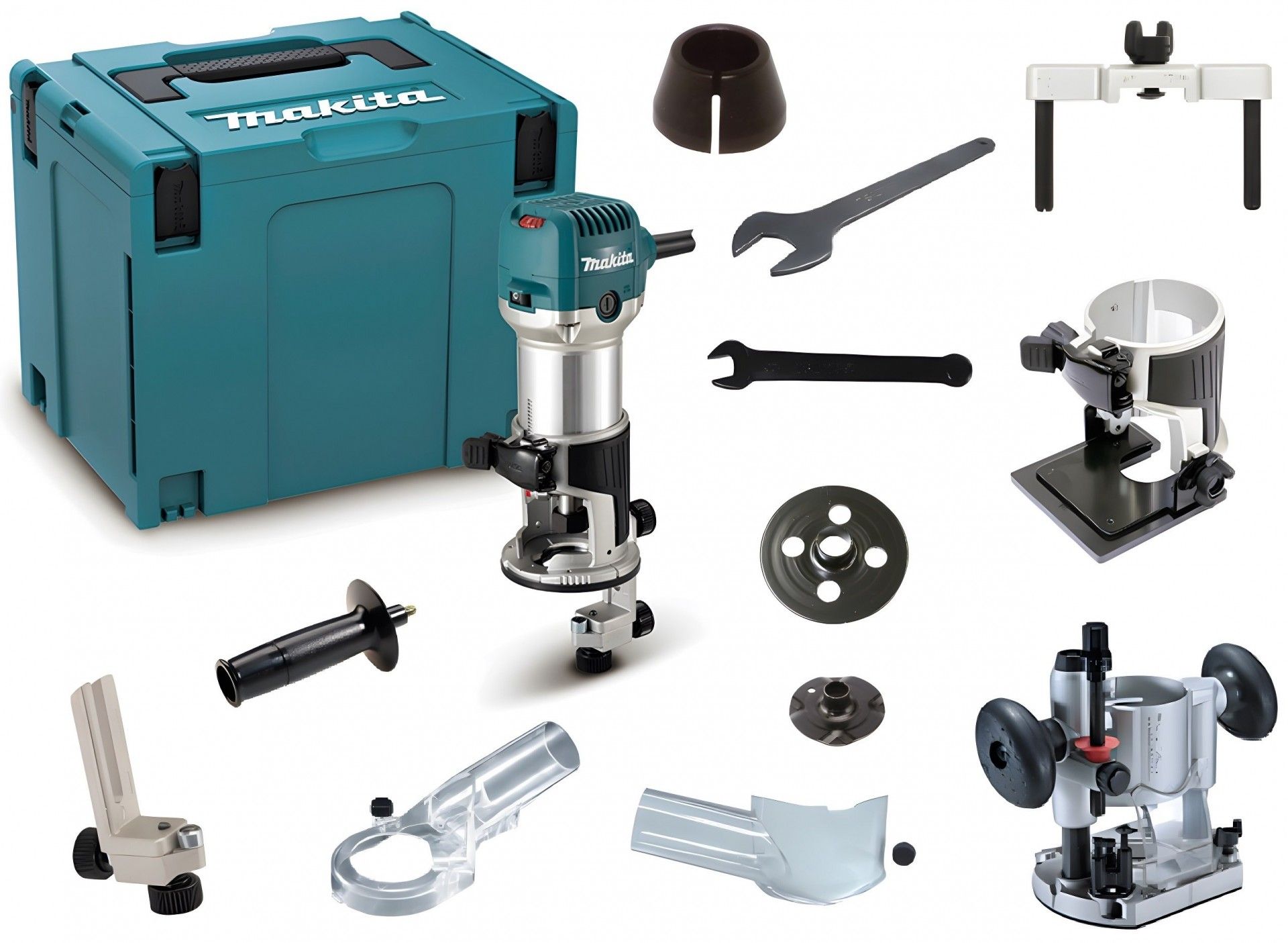 Fresadora multifunções 710W 8mm Vari RT0702CX2J Makita