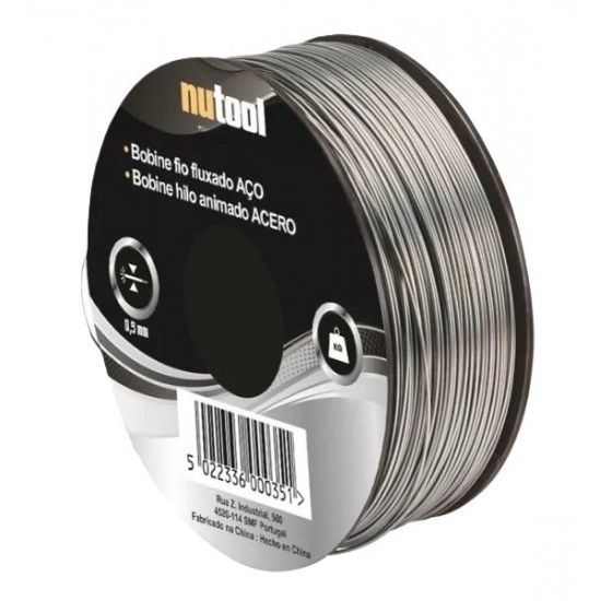 Bobine fio fluxado inox 0.9mm 450g ref RSN0080 NuTool
