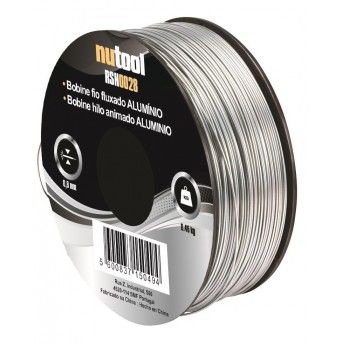 Bobine fio fluxado 0.8mm 0.45Kg Aluminio Ref RSN0028 NUTOOL