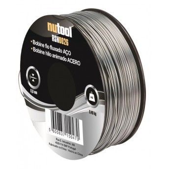 Bobine fio fluxado 0.6mm 0.45Kg Ao Ref RSN0026 NUTOOL