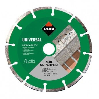 Disco diamantado SHR 350mm SuperPro ref 32971 RUBI