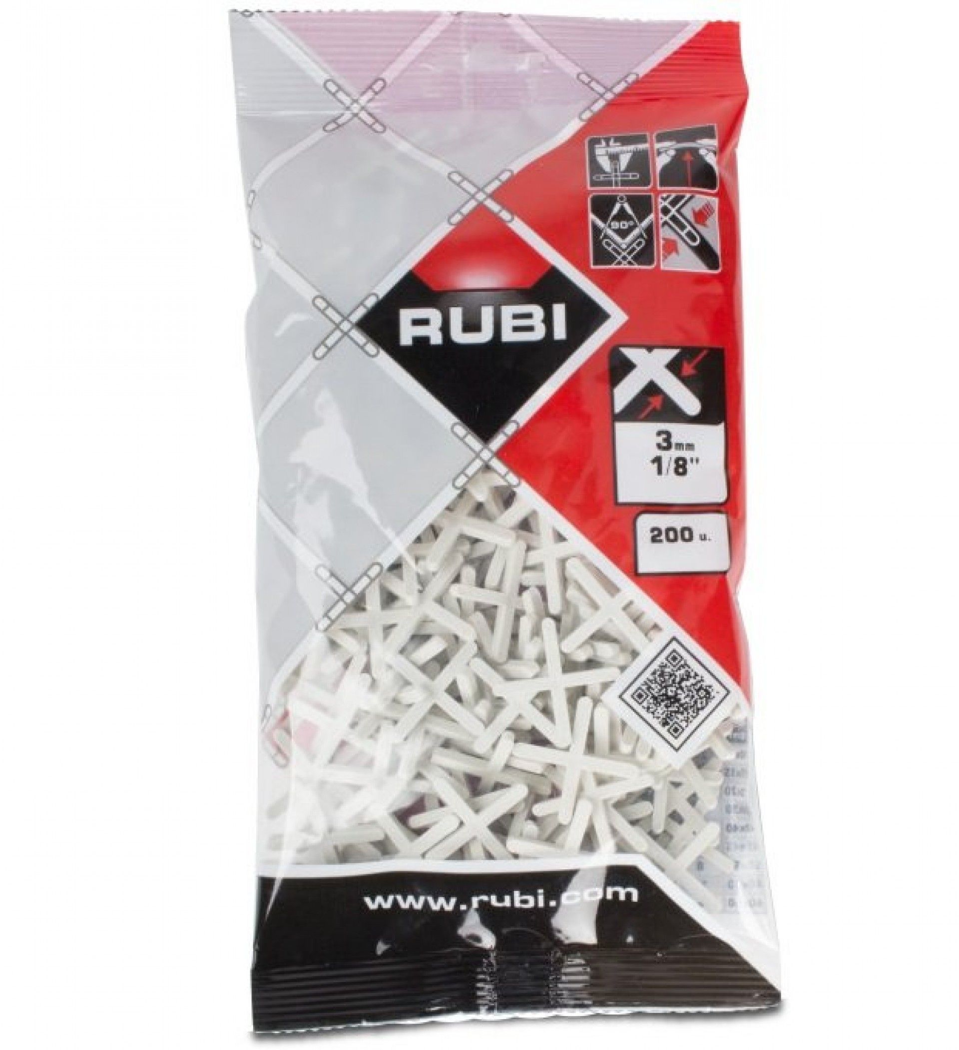 CRUZETAS RUBI 3MM 200PÇ