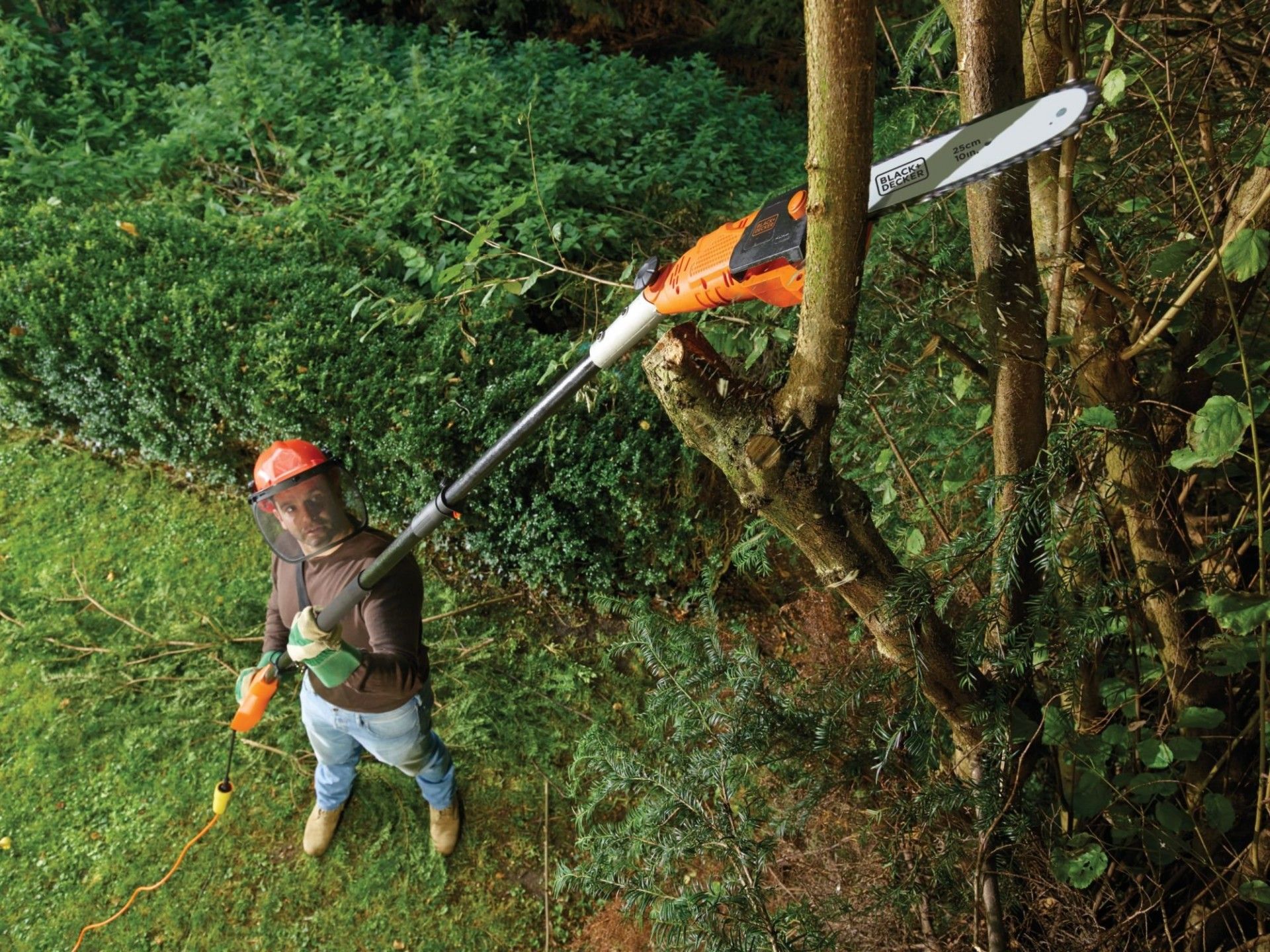 Motosserra de pértiga 800W 25cm refª PS7525-QS BLACK DECKER