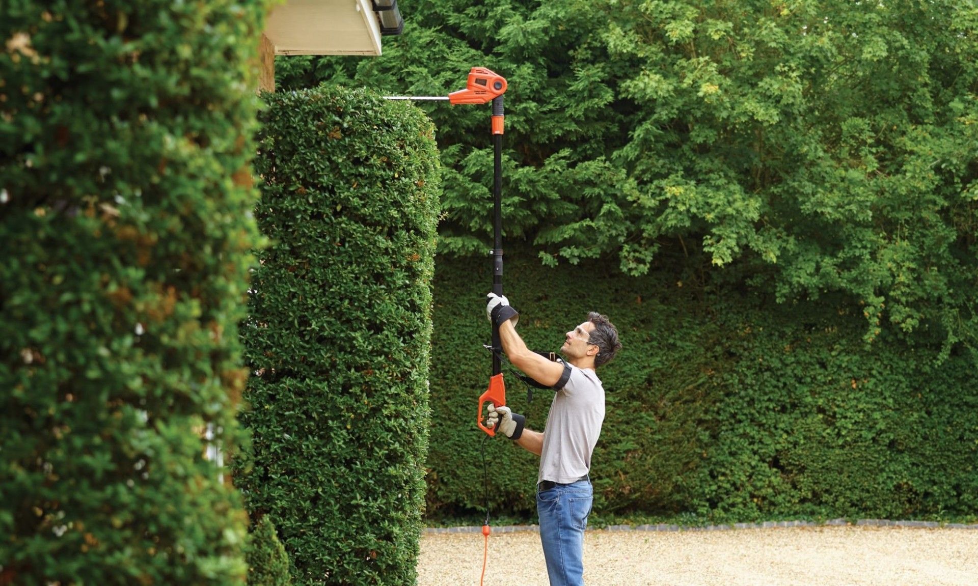 Corta-sebes de pértiga 550W refª PH5551 BLACK DECKER