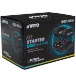 Starter kit 2x4.0Ah + carregador Duplo refª PACK3STARTEREGO Vito Starter kit 2x4.0Ah + carregador Duplo refª PACK3STARTEREGO Vito