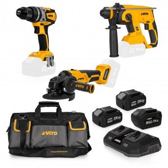 Aparafusadora+rebarbadora 115mm+martelo+carregadores+4ah+6ah refªPACK4EGOPROVITO Aparafusadora+rebarbadora 115mm+martelo+carregadores+4ah+6ah refªPACK4EGOPROVITO