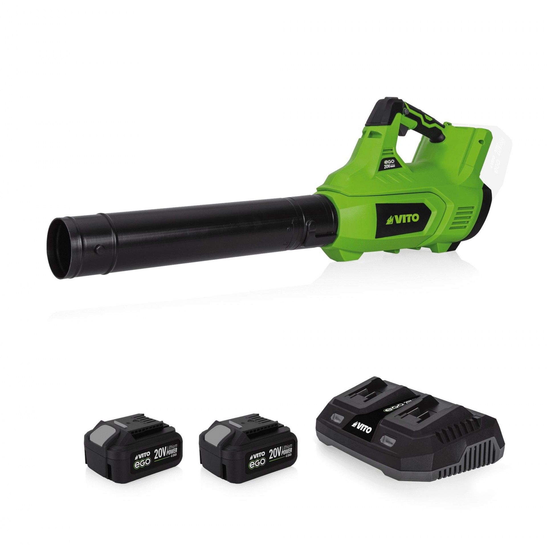 Soprador 40v li + bateria + carregador refªPACK4EGOGARDENVITO