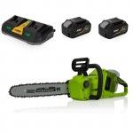 Electrosserra Bushless 2x4.0Ah [VIBCEBSFL40] c/carregador duplo ref PACK3EGOGARDEN VITO