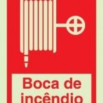 Sinal 15x20 Boca de incêndio nº P0415 Sinalux Sinal 15x20 Boca de incêndio nº P0415 Sinalux
