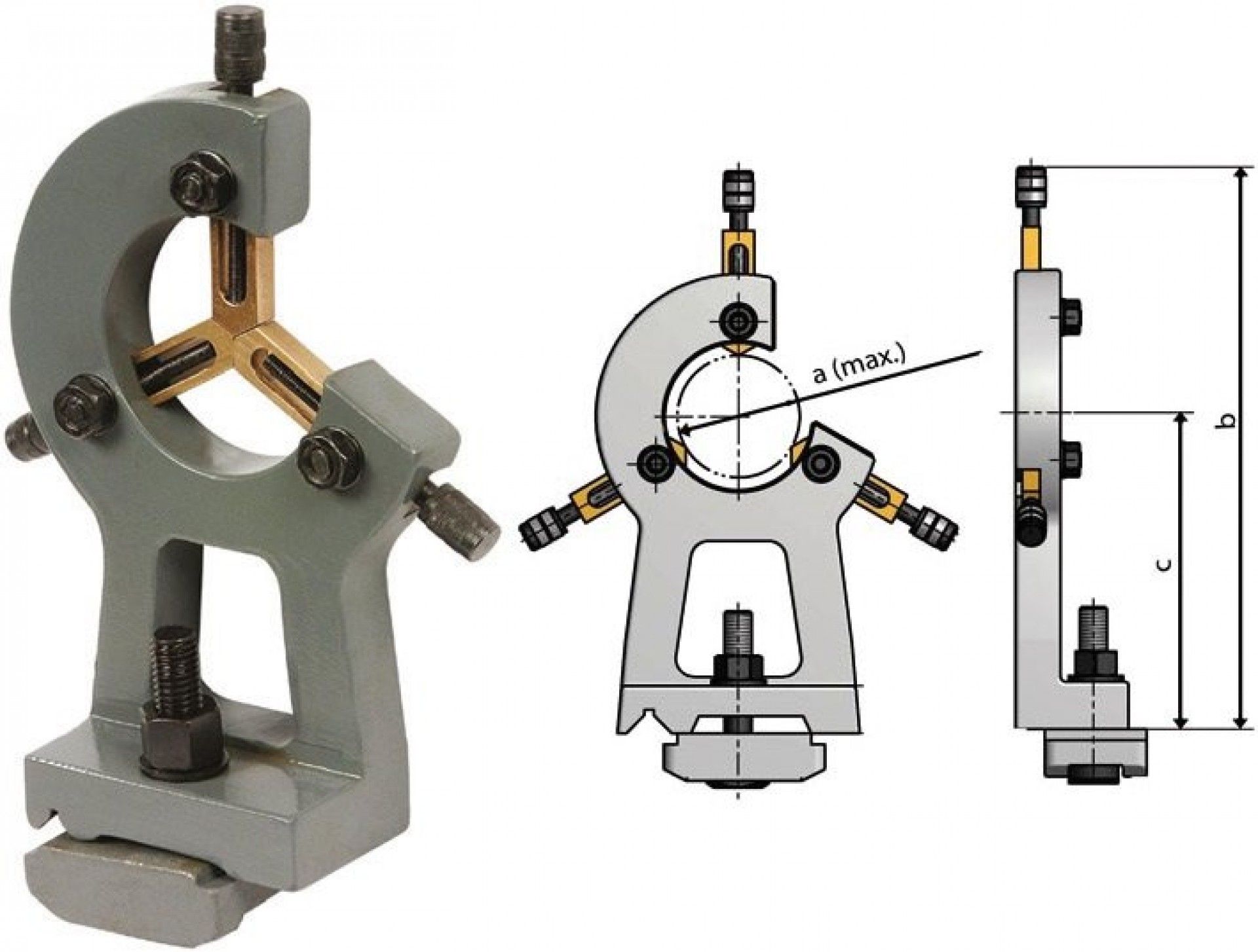Luneta fixa p/torno refª 3440211 OPTIMUM