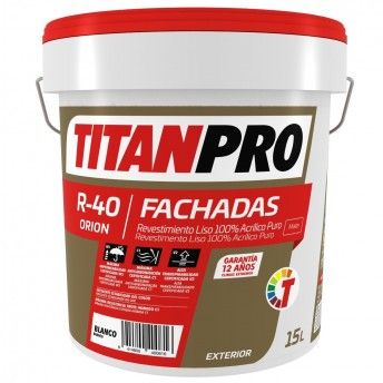 TITANPRO R-40 MATE BRANCO 100% ACRILICO [A5] 15L