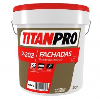TITANPRO R-202 TEXTURADA BRANCA [ECOTEX] 4L
