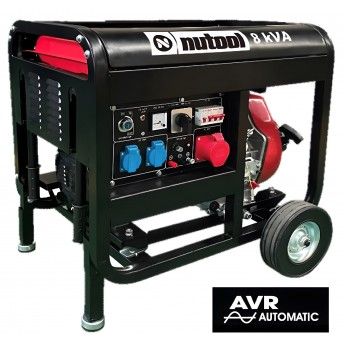 Gerador 8KVA 6500w Diesel Trifsico AVR Ref: NGDT8000 NUTOOL