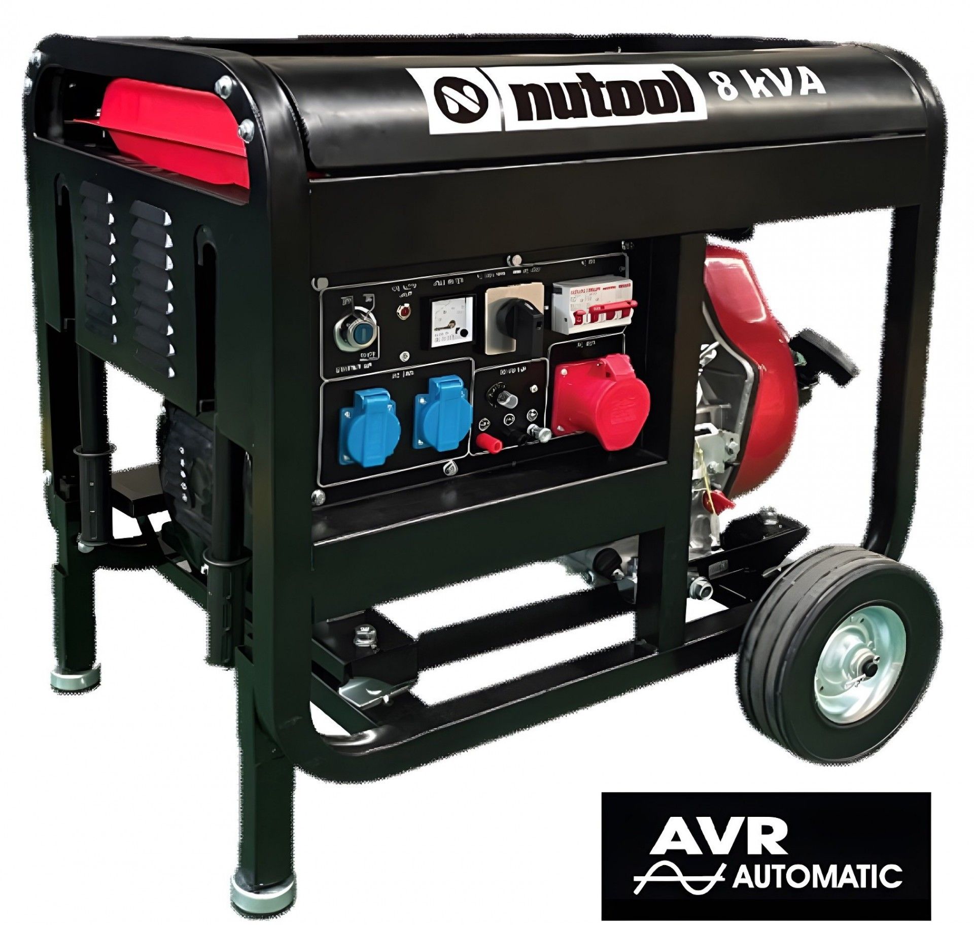 Gerador 8KVA 6500w Diesel Trifásico AVR Ref: NGDT8000 NUTOOL