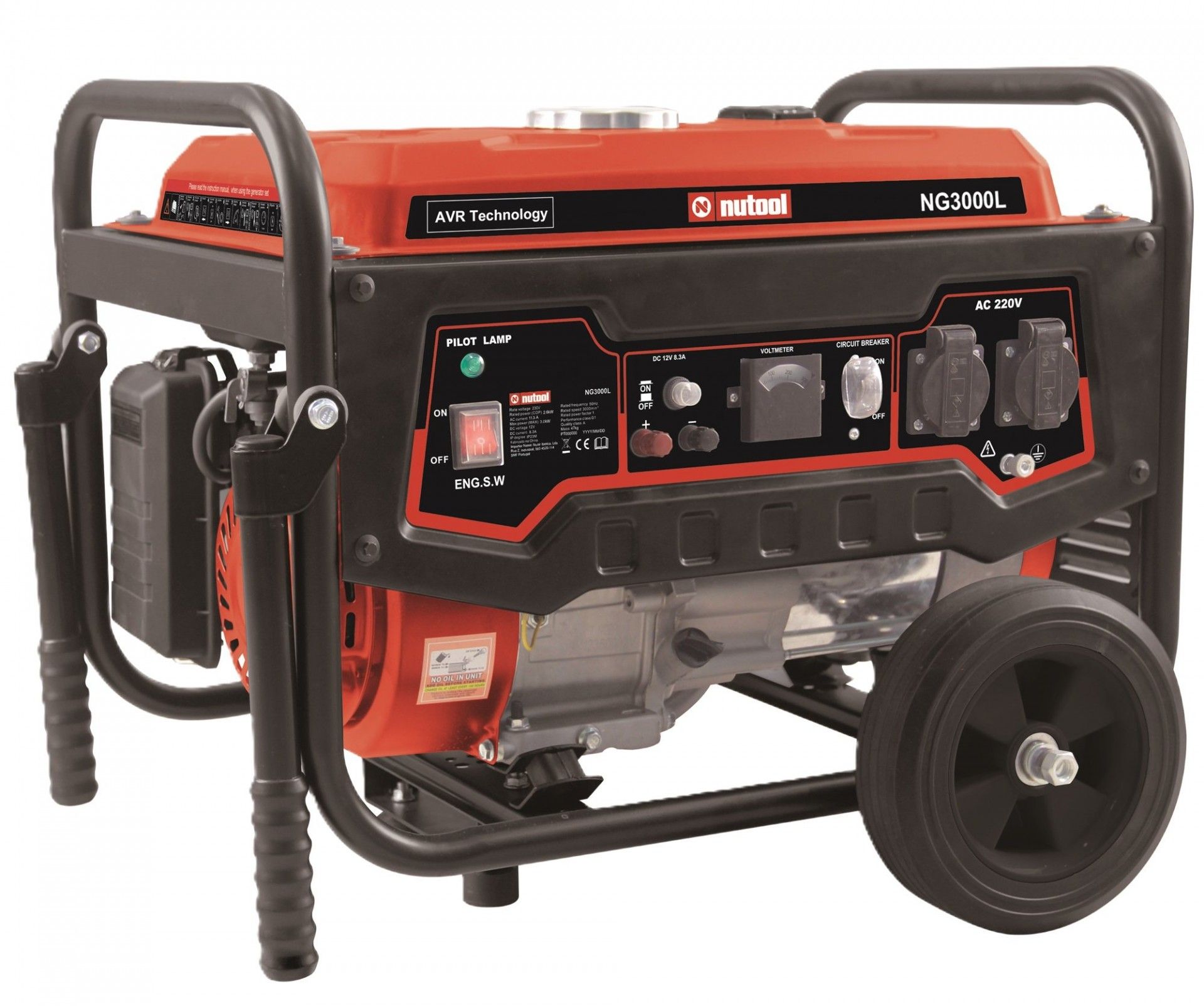 Gerador 3.0Kw AVR refª NG3000L NUTOOL