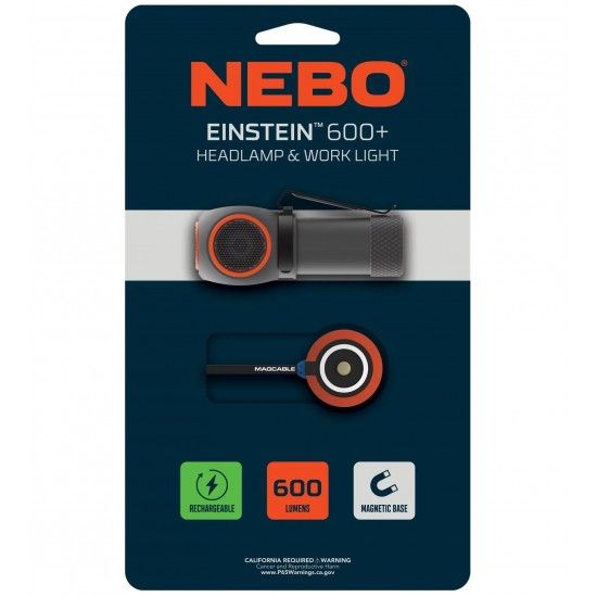 Lanterna de cabea Einstein 600 ref NEB-HLP-1008-G NEBO