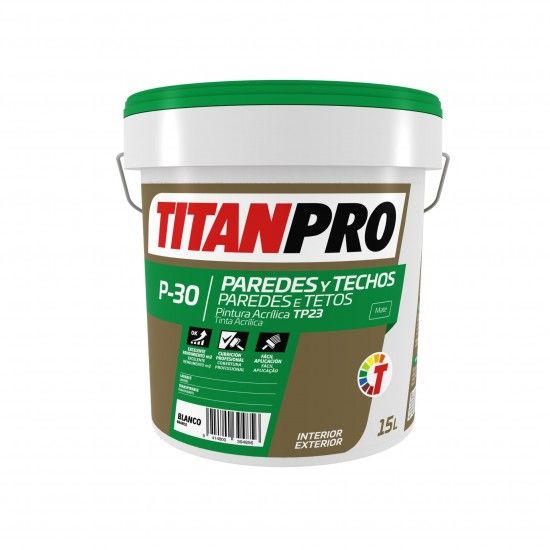 TITANPRO P-30 BRANCO MATE [TP23] 15L