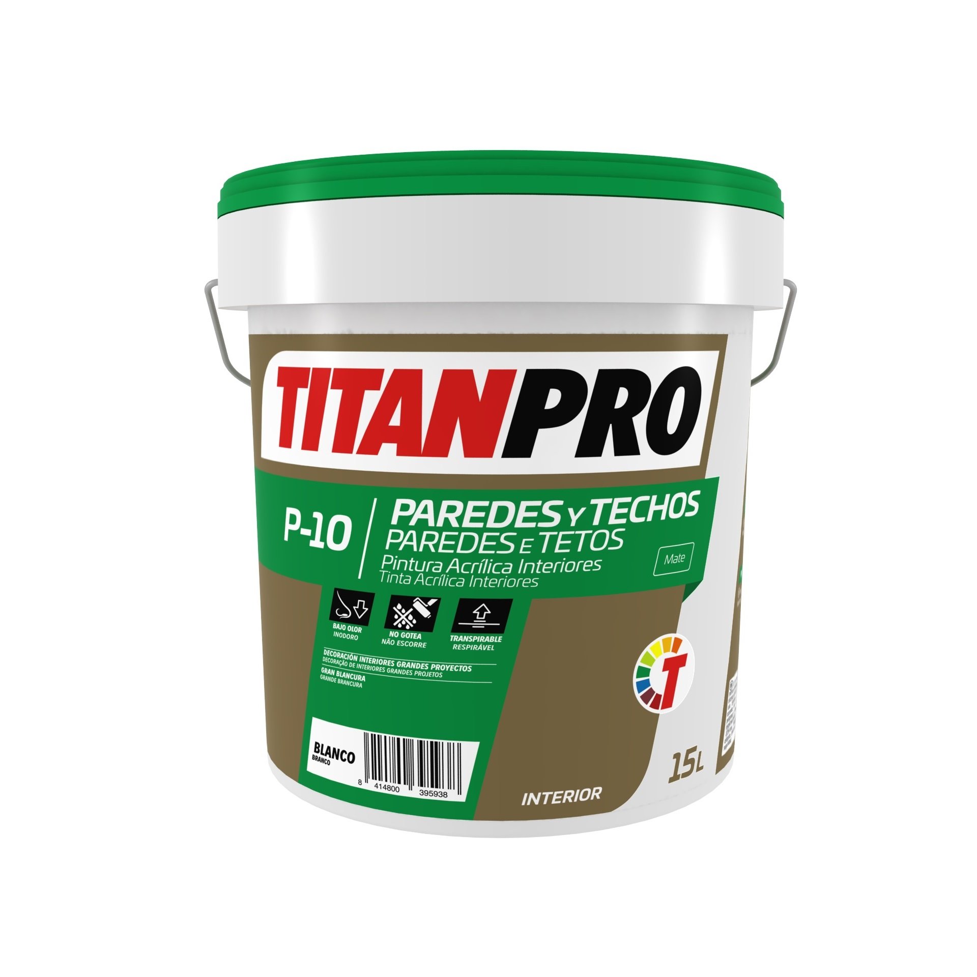 TITANPRO P-10 BRANCO MATE 15L