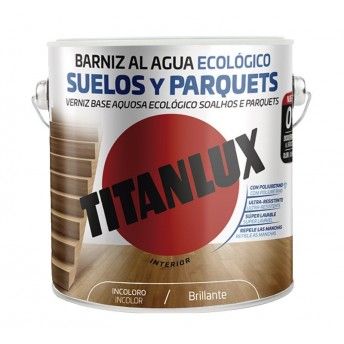 Verniz aquoso soalhos e parquets incolor brilhante 2.5L TITANLUX