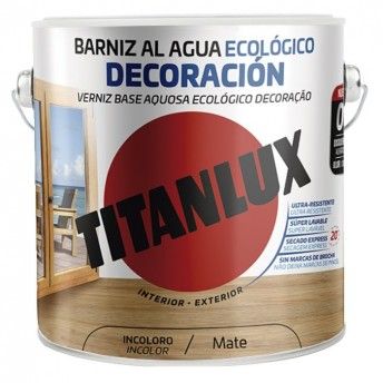 Verniz aquoso incolor mate 2.5L TITANLUX