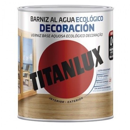 Verniz aquoso incolor mate  750ml TITANLUX Verniz aquoso incolor mate  750ml TITANLUX