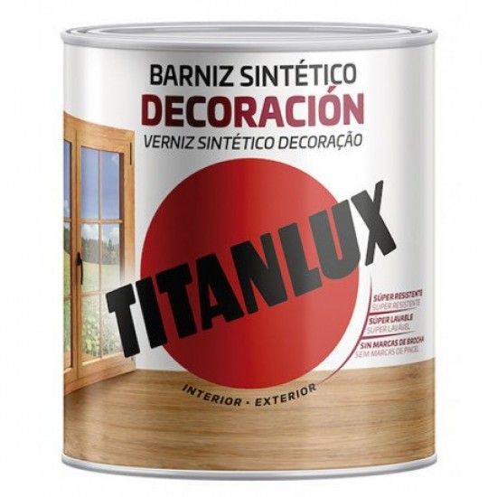 VERNIZ SINTTICO INCOLOR MATE 750ml TITANLUX