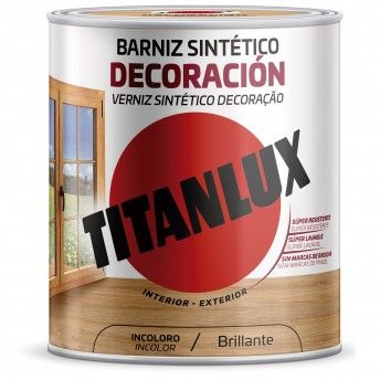 VERNIZ SINTTICO BRILHANTE INCOLOR 4L TITANLUX