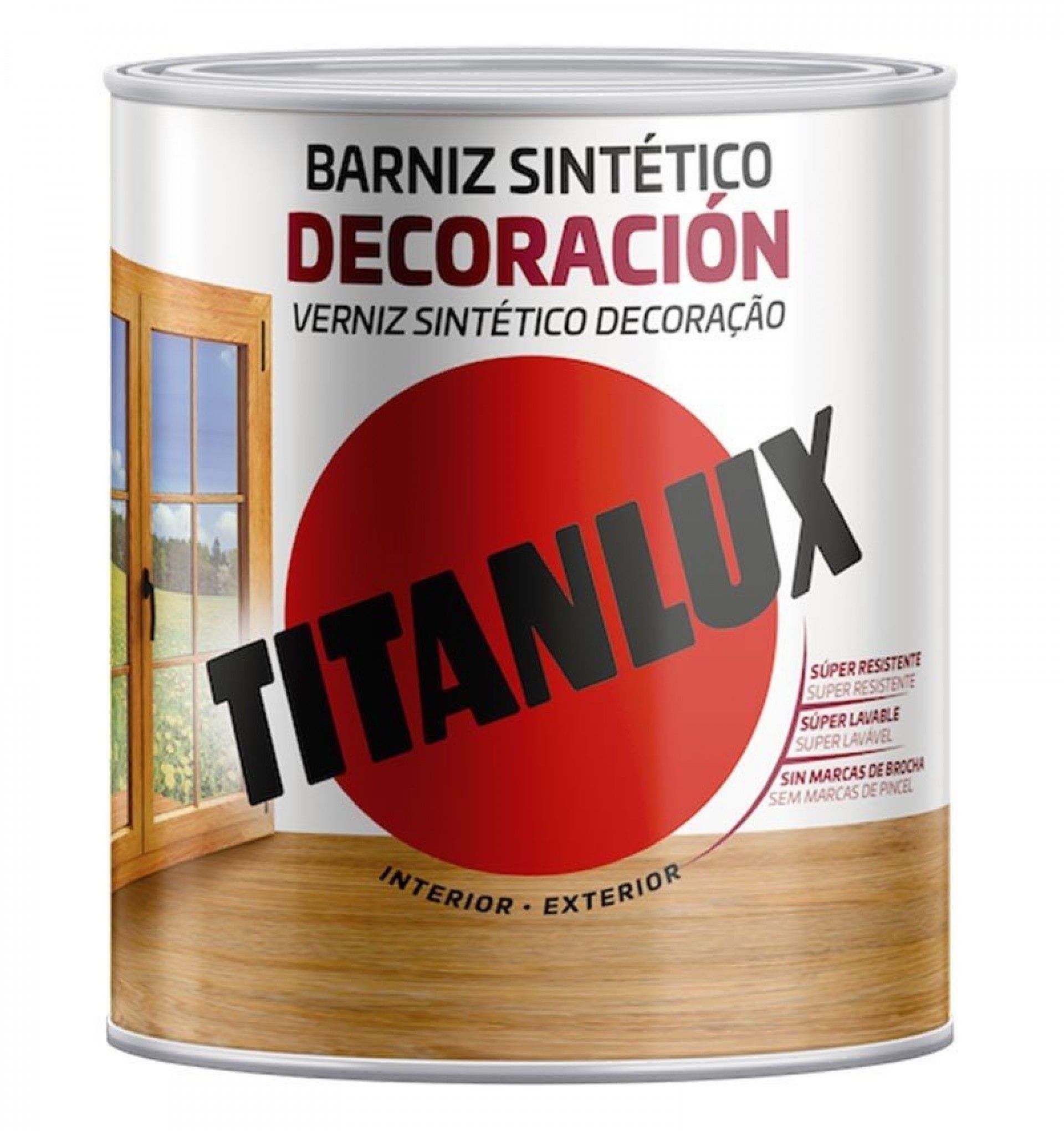 VERNIZ SINTÉTICO ACETINADO INCOLOR 4L TITANLUX