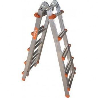 Escada telescpica aluminio 5+5 ref LIGERA55 Plabell