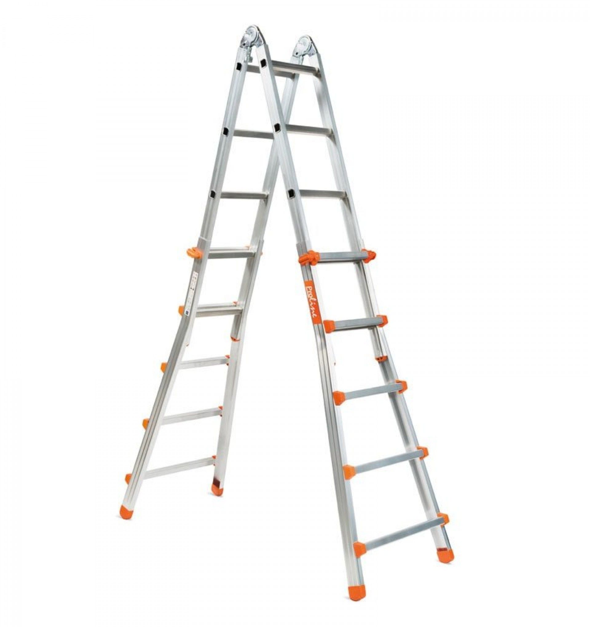 Escada telescópica aluminio 5+5 refª LIGERA55 Plabell