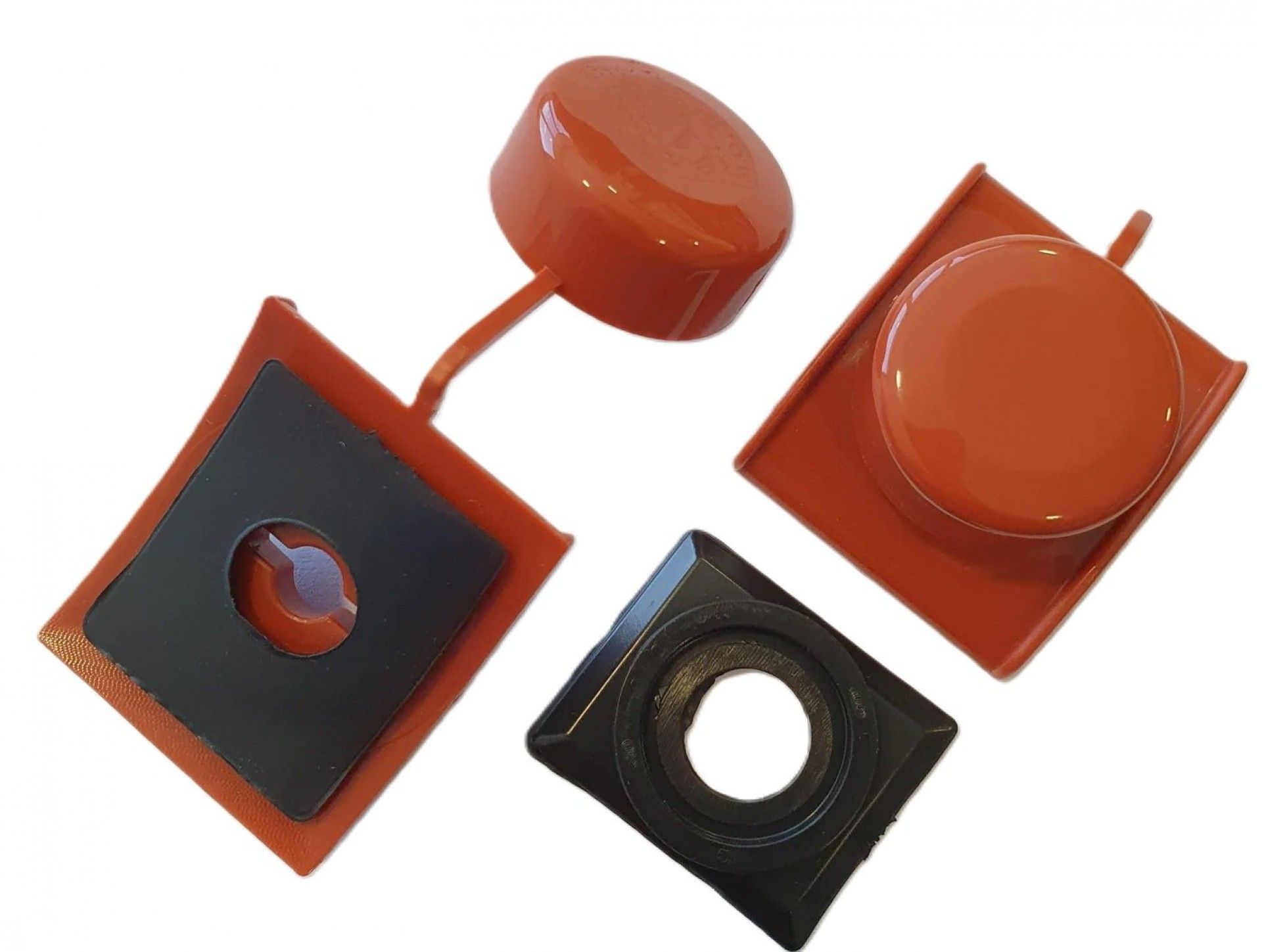 Tampa com vedante 30x35mm (Cor Telha)