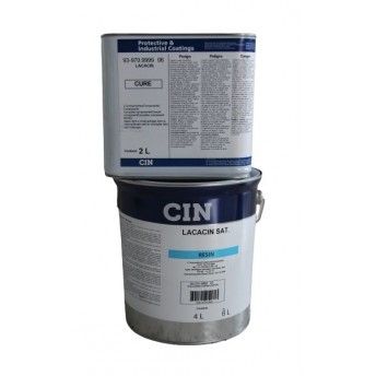 Lacacin acetinado resina 4L [93-721] cura 2L [93-970] Cin