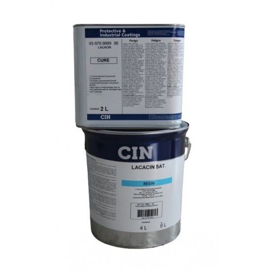 Lacacin acetinado resina 4L [93-721] cura 2L [93-970] Cin