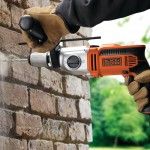 Berbequim percutor 910W 2 velocidades ref KR911K BLACK DECKER