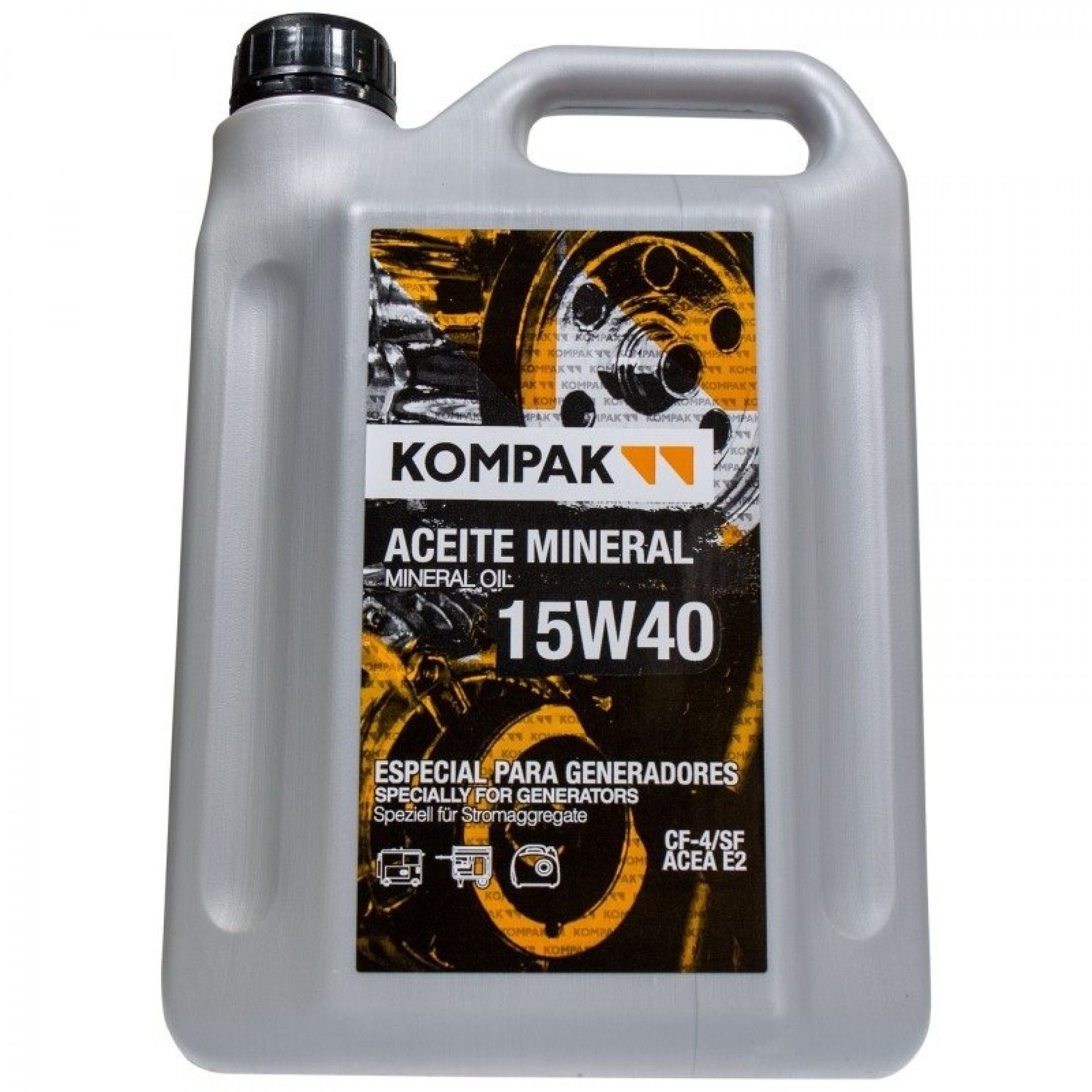 Óleo para geradores 15w40 2L refª KPOIL-15W40-2L KOMPAK