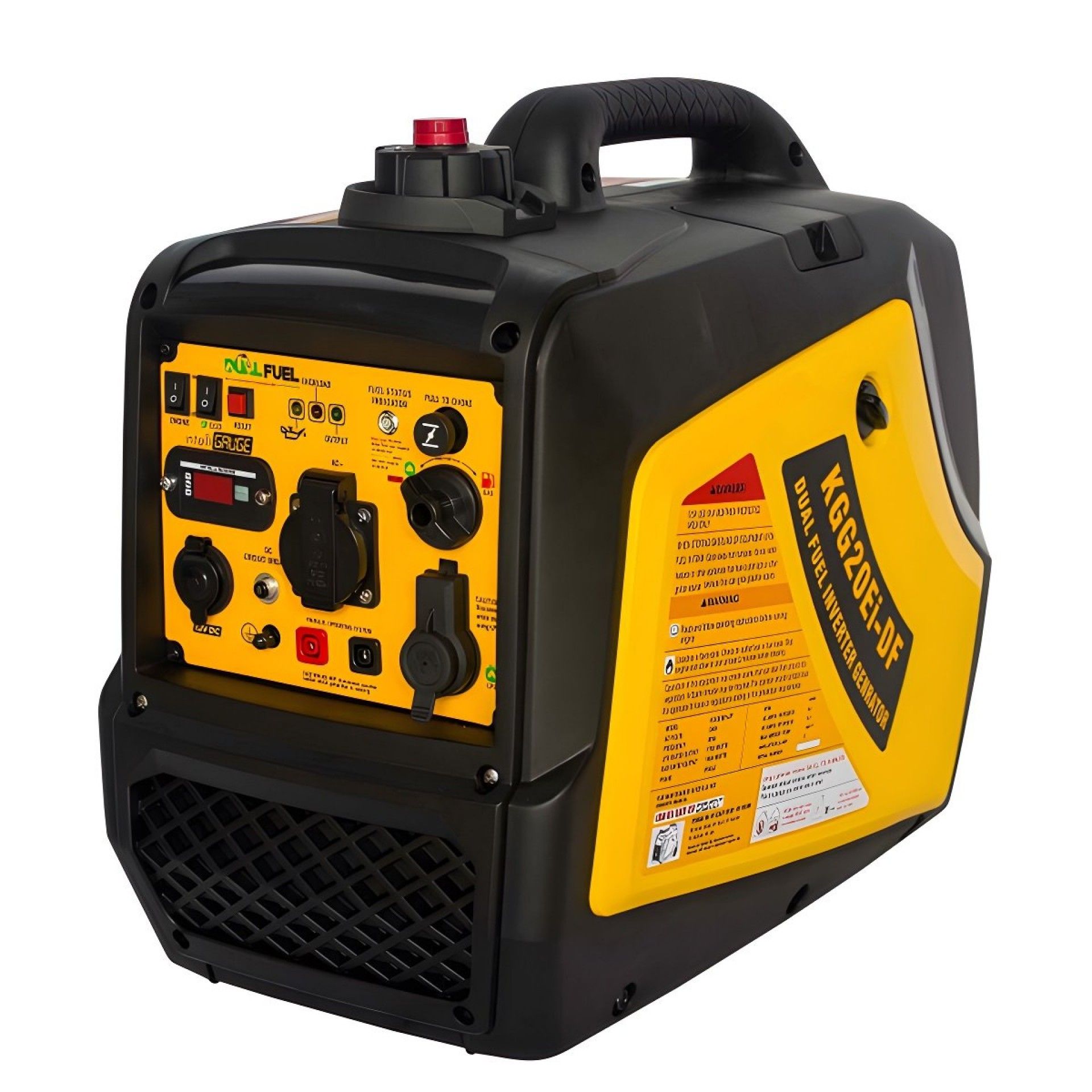Gerador Silencioso Dual fuel Gasolina/LPG 2.3KW refª KGG20Ei-DF Kompak