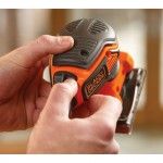 Lixadora de acabamentos 220W de 1/4 de folha com acionador a presso ref KA450 BLACK DECKER