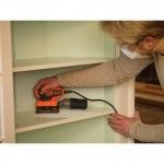 Lixadora de acabamentos 220W de 1/4 de folha com acionador a presso ref KA450 BLACK DECKER