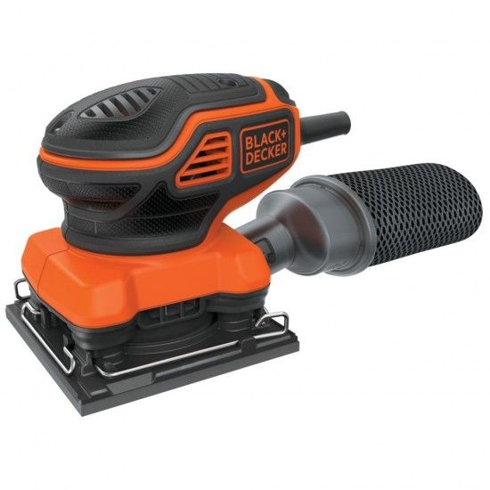 Lixadora de acabamentos 220W de 1/4 de folha com acionador a presso ref KA450 BLACK DECKER