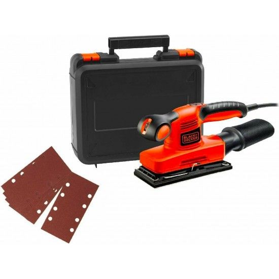 Lixadora vibratria de 1/3 com Velocidade Varivel 240W ref KA320EKA BLACK DECKER