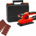Lixadora vibratria de 1/3 com Velocidade Varivel 240W ref KA320EKA BLACK DECKER