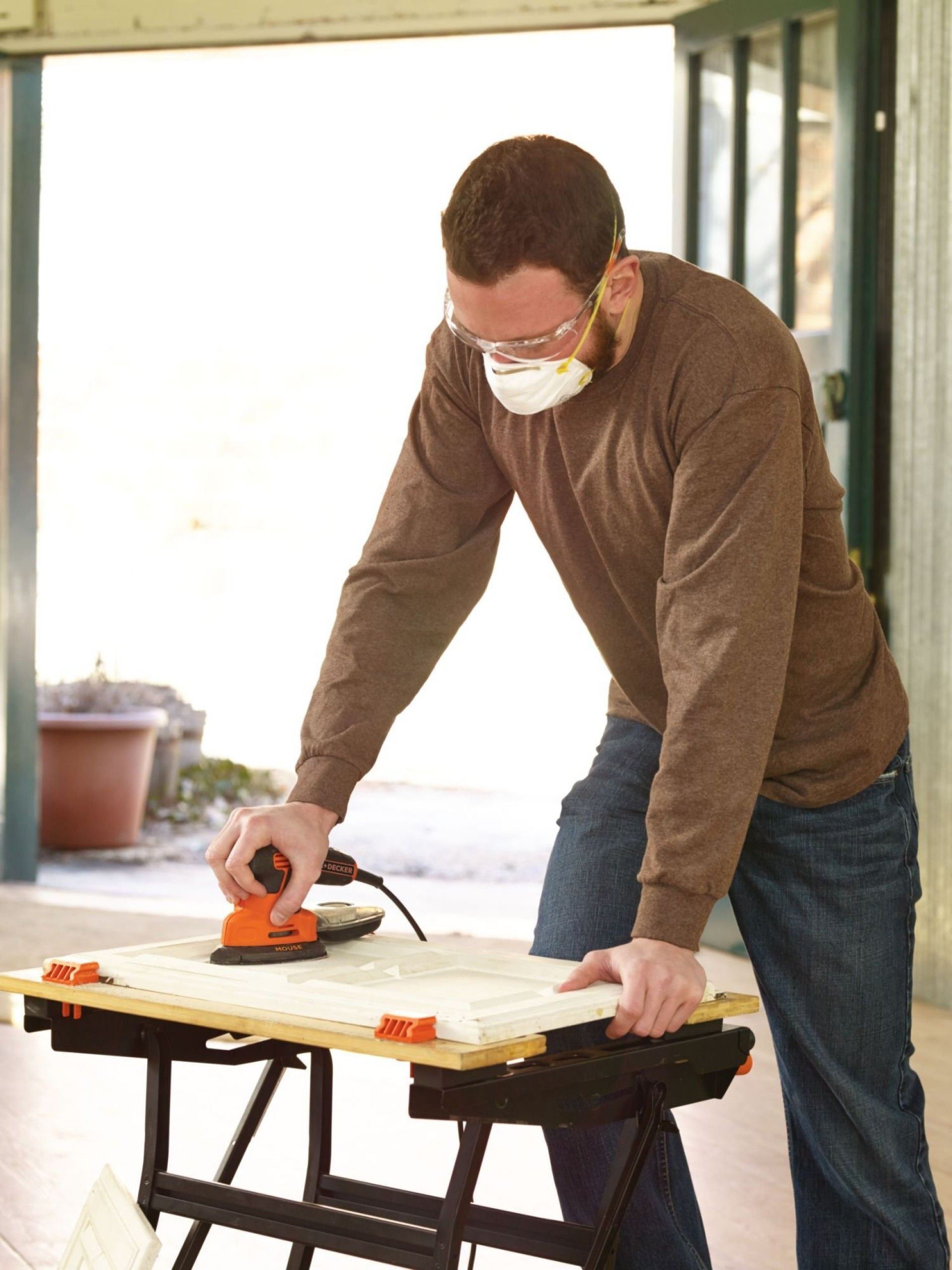 Lixadora Mouse® 120W com saco e 6 acessórios refª KA2000 BLACK DECKER