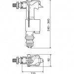 Torneira Boia 2 em 1 (lateral/inferior) refª IVC100 OLI Torneira Boia 2 em 1 (lateral/inferior) refª IVC100 OLI