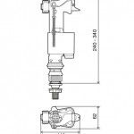 Torneira Boia 2 em 1 (lateral/inferior) refª IVC100 OLI Torneira Boia 2 em 1 (lateral/inferior) refª IVC100 OLI