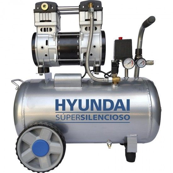 Compressor silencioso 1500W 50L ref HYAC50-2S HYUNDAI