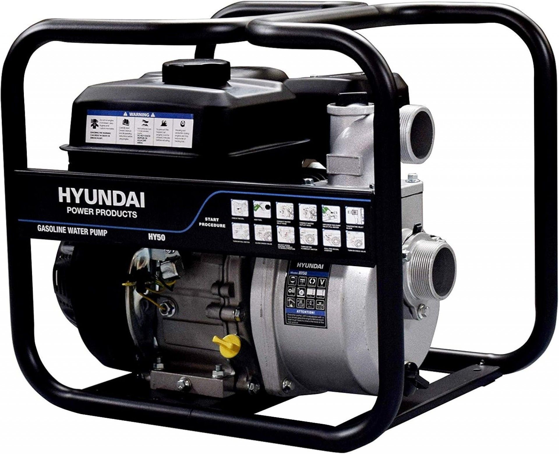 Motobomba Hyundai 2" 196cc gasolina HY50