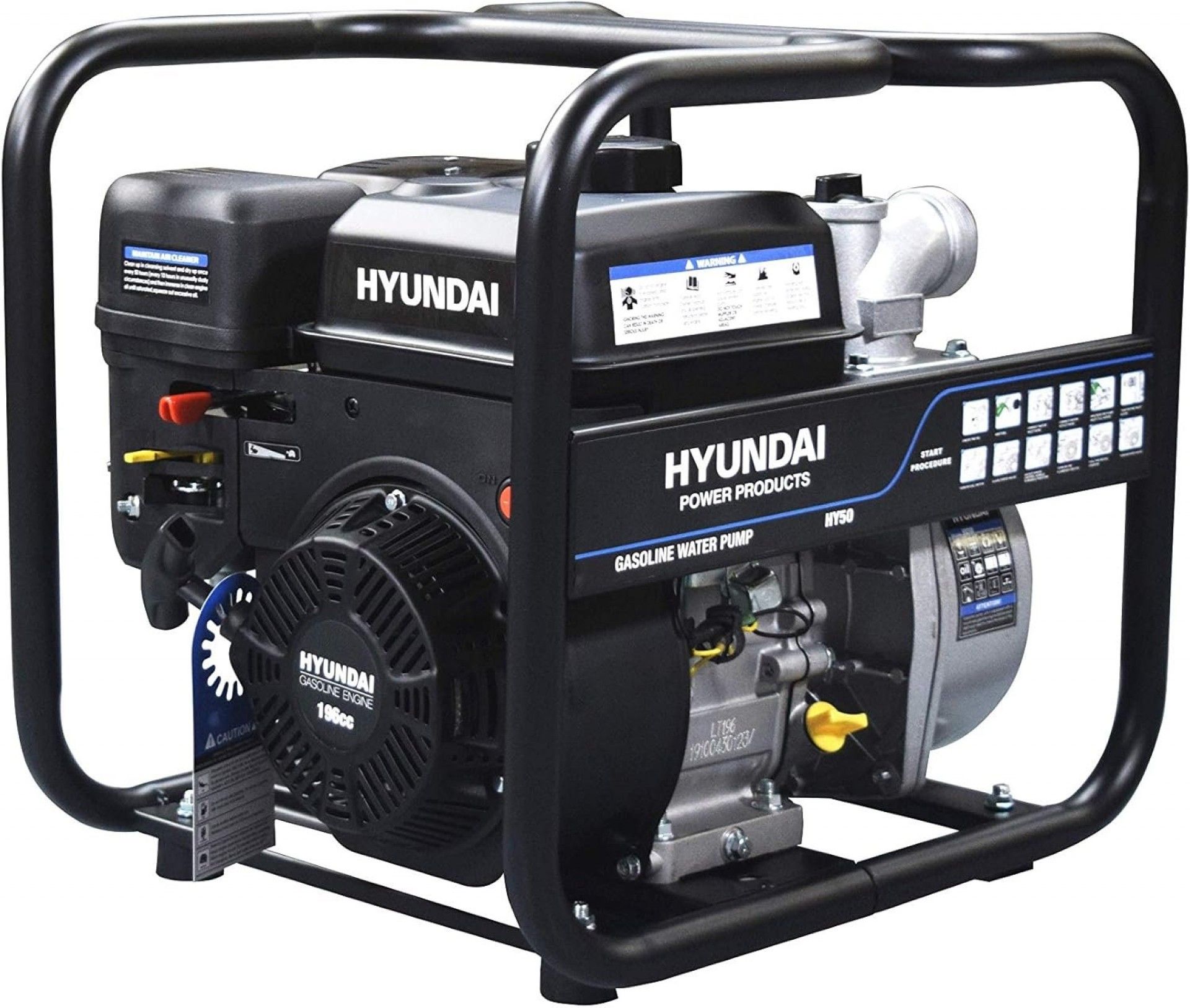 Motobomba Hyundai 2" 196cc gasolina HY50