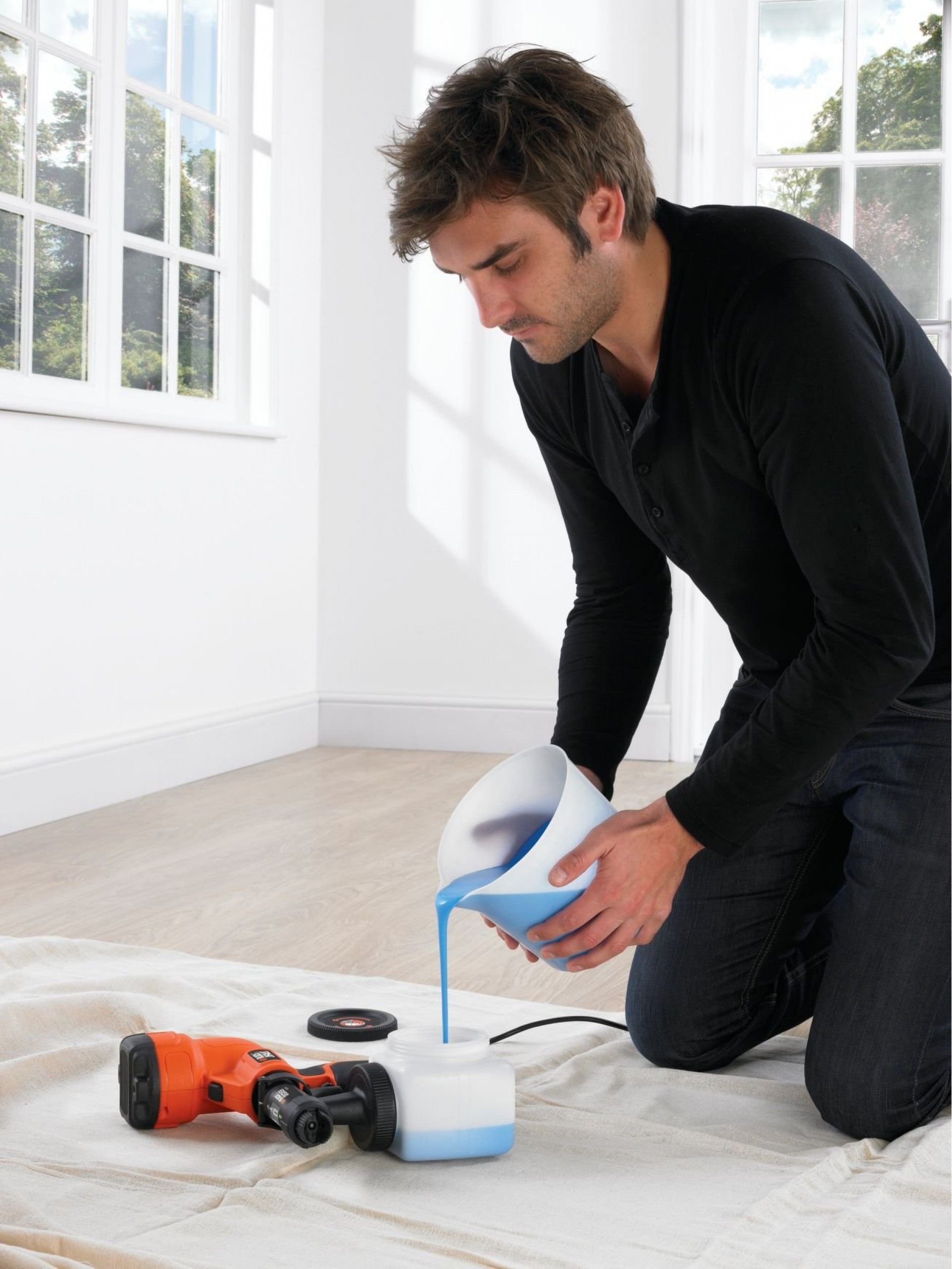 Sistema de pulverização fino - Turbina de mão refª HVLP200 BLACK DECKER